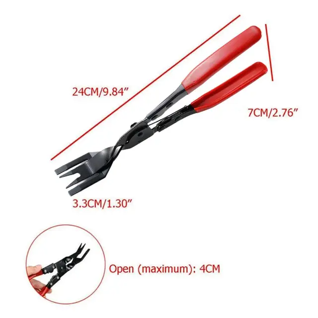 Handheld Disassembly Tool Pliers Plastic Fastener Push Remover Snap Rings  Body Clip Removal Tool Rivet Puller 4