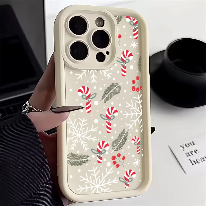 Festive Holiday Soft Phone Cover - Merry Christmas & New Year Edition
