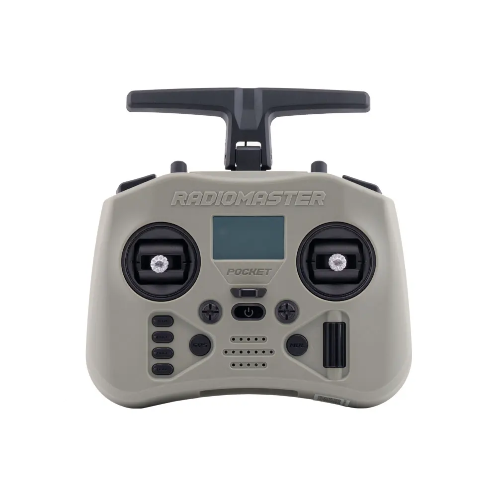 Radiomaster Pocket Crush 2.4GHz ELRS Hall Gimbal Transmitter Remote Control with XR1 Receiver 18650 Battery thumbnail 2
