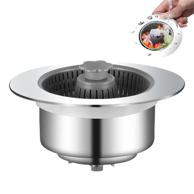

Sink Stopper Kitchen Drain Optimal Sealing Kitchen Sink Strainer Smooth and Durable Sink Drain Basket for Home Kitchen Bathroom