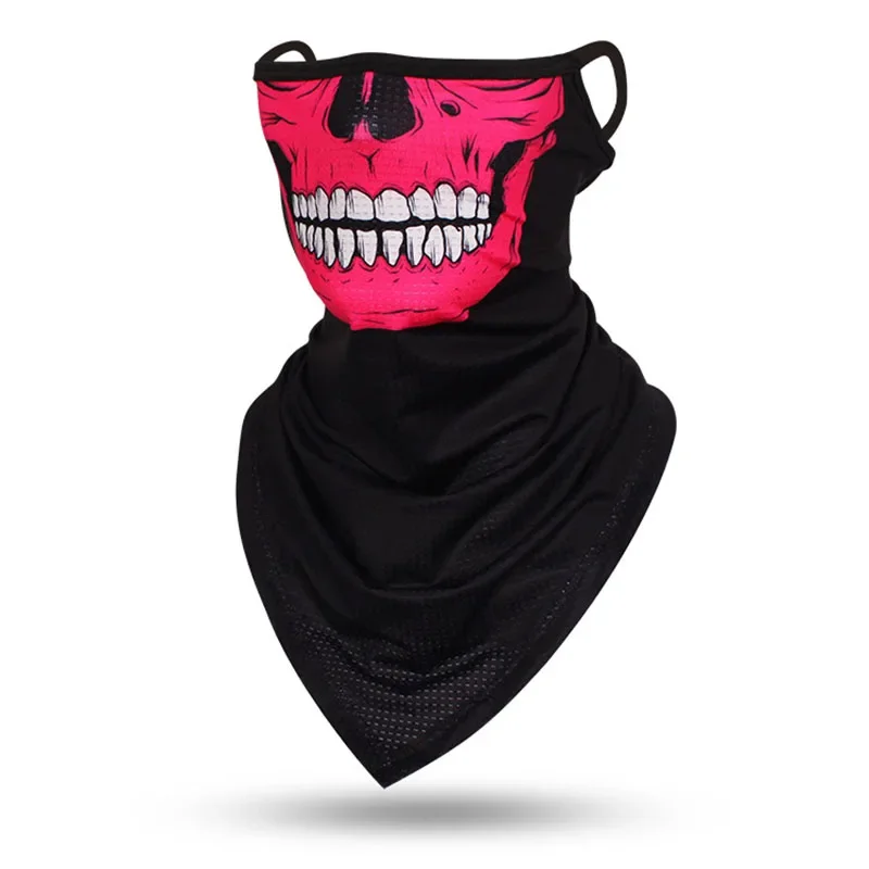 Balaclava Hat Bandana Scarf Men Women Hiking Cycling Face Mask Hanging-ear Skull Bandana Breathable Sports Scarf Summer Balaclava Neck Gaiter Face Shield