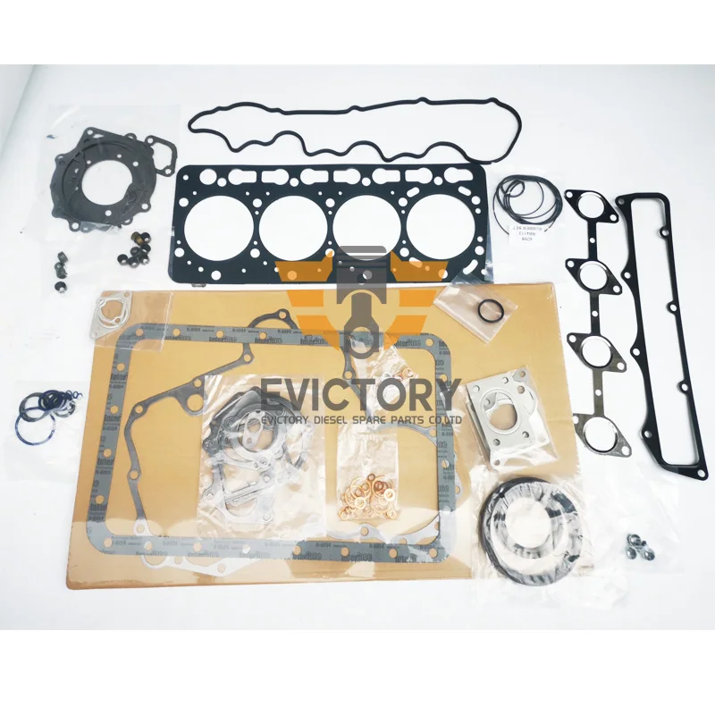 

For Kubota V3300T V3300DI V3300-DI-T Piston ring + gasket + main conrod bearing