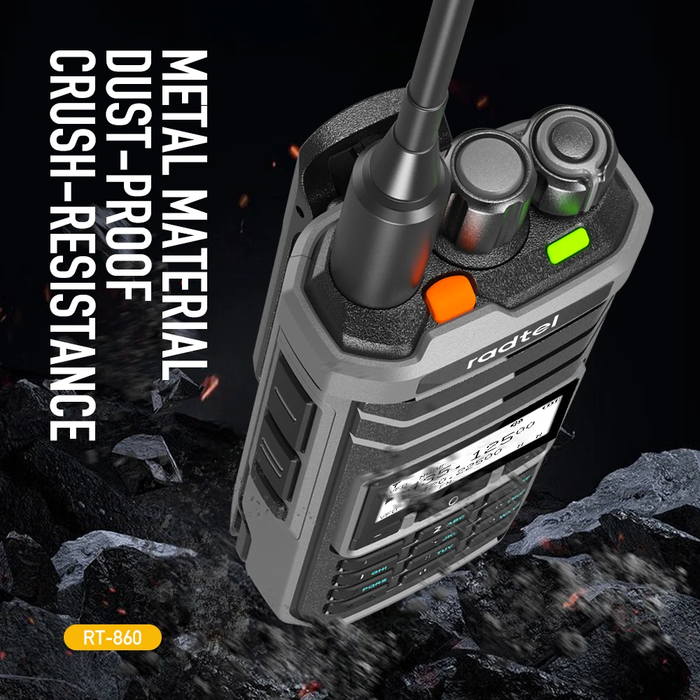 Radtel RT-860 Multi Band Ham Radio HF UHF VHF Dual Band with