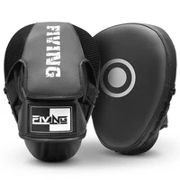 Boxing Pads for Men, Women,& Kids, Leather Focus Mitts for Martial Arts, Boxing Training,Curved Punch Mitts for Karate 1