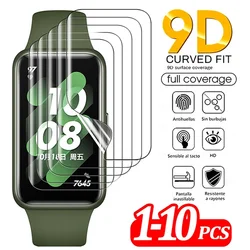 1-10PCS Soft Hydrogel Film for Huawei Band 7 9D Curved Screen Protective Film for Huawei Honor Band 6 Smart Wristband Not Glass