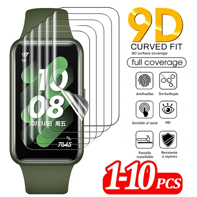 Vetro temperato curvo 3D per Huawei Band 8 7 6 Pro Smart Watch