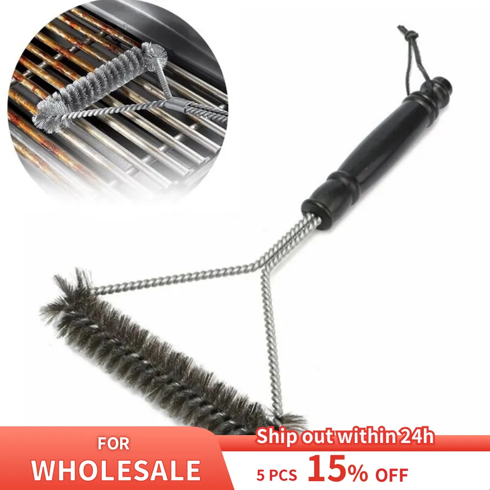 1pc Bbq Grill Cleaning Brush, Small Brush For Cleaning Corners And  Hard-to-reach Spots, Barbecue Cleaning Tool