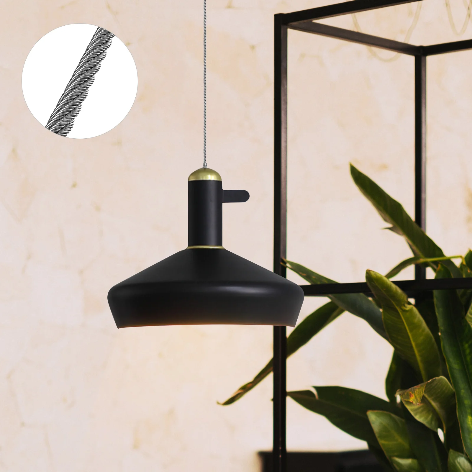 Stainless Steel Hanging Wire Picture Frame Hanging Hooks Hanger Cord Clothesline Artwork Hardware
