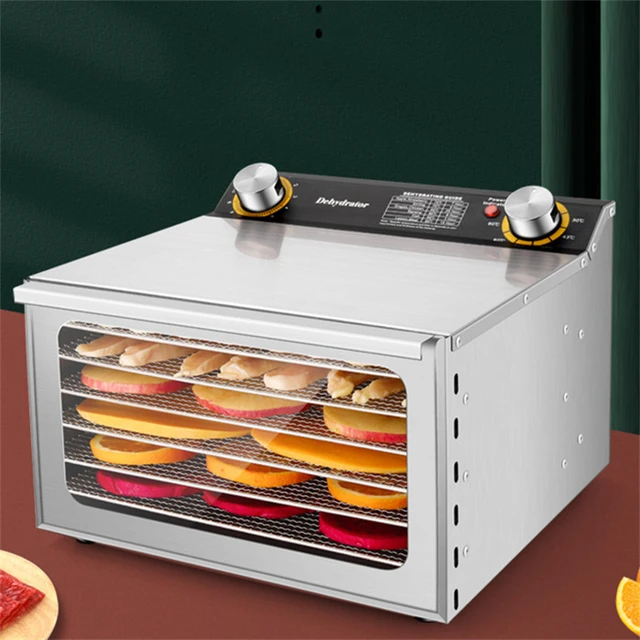 Commercial Household Food Dehydrator Stainless Steel Machine Electric Fruit  Dryer Drying Machines Fruit Meat Fruit Dehydrators - Dehydrators -  AliExpress