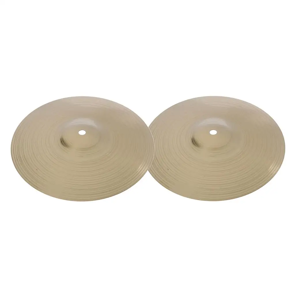 2Pack Of Durable Alloy Drum Kit Splash Cymbal for Drummer， 10&lsquo;&rsquo;