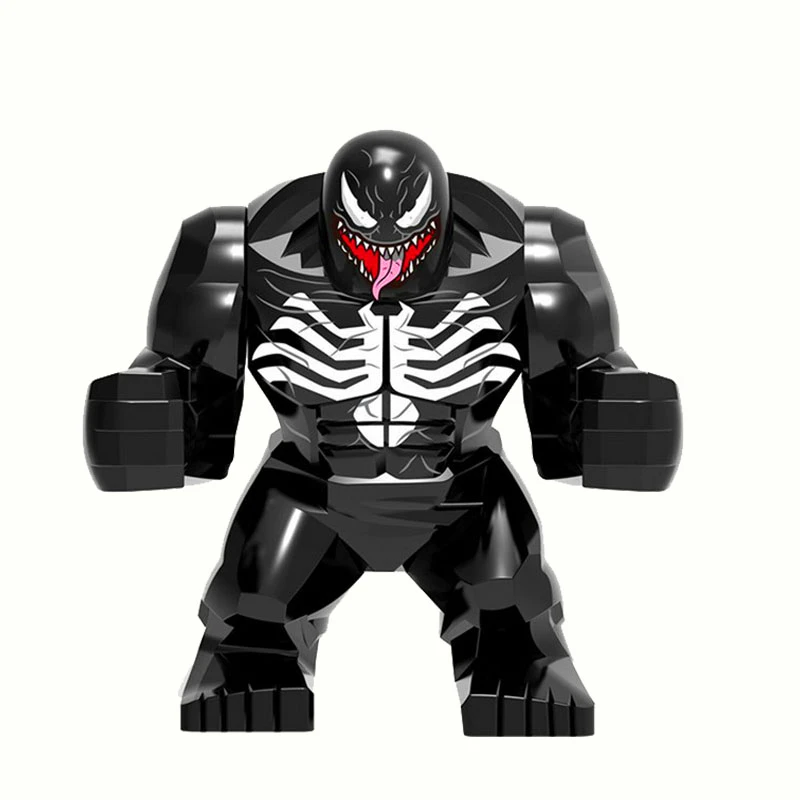 large stacking blocks Venom Big Size Character Venom Carnage Anti Venom Riot Model Building Blocks Educational Action Figure Toys For Children nesting blocks Blocks