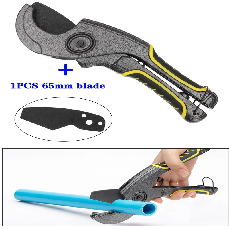 

42MM PVC Pipe Cutters Aluminum Alloy Tube Cutting PPR PVC Tube Cutter Scissors with 65MN Steel Blade Up for Cutting PVC Pipe