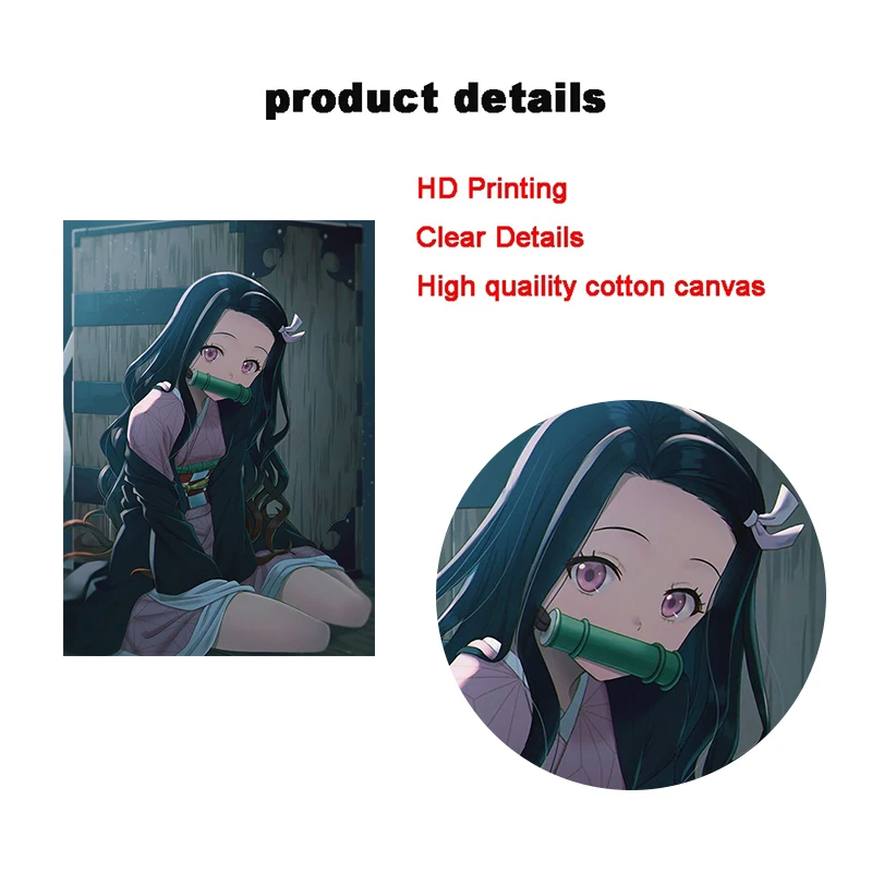 FrameArmy Anime Demon Slayer Tanjiro Nezuko Cosplay Cute Cat Fan Art Canvas  Art Poster and Wall Art Picture Print Modern Family Bedroom Decor Posters  20×30inch(50×75cm) : : Home