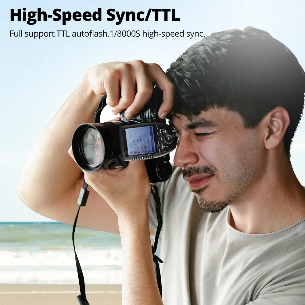 Godox AD600BM Outdoor Flash 600Ws GN87 High Speed Sync Bowens Mount Strobe Light with 2.4G Wireless X System, 8700mAh Battery 5