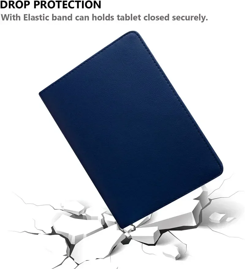 Universal 360 Rotating Stand Tablet Cover with Enhanced Protection