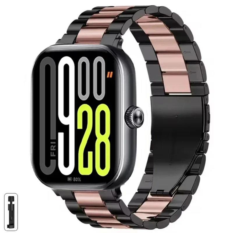 Stainless Steel Adjustable Metal Watch Strap Bracelet