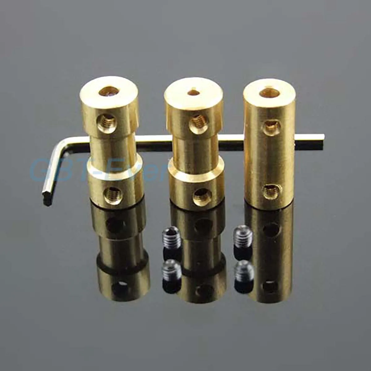 

1Pcs 2mm/3mm/3.17mm/4mm/5mm/6mm Brass Motor Shaft Coupling Coupler Motor Transmission Connector
