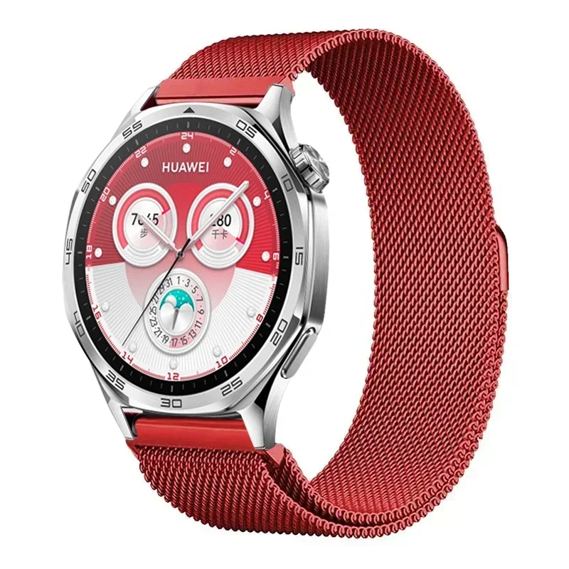 Sleek Milanese Magnetic Watch Band, 20mm/22mm, Stainless Steel Mesh Strap