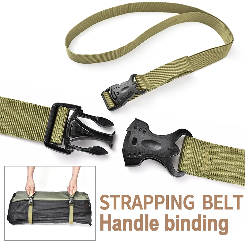 1.35m Travel Tied Belt Durable Nylon Cargo Tie Down Luggage Lash Belt Strap Camping Hiking Cargo Storage Buckle luggage strap