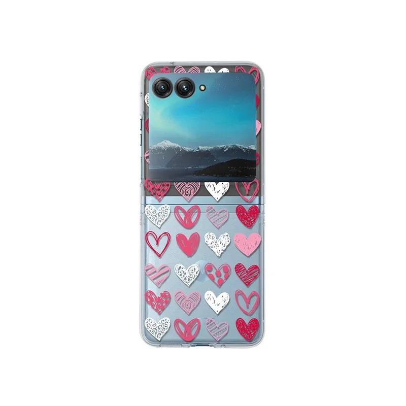 Ultra-Durable Transparent Folding Phone Case - Shockproof Hard Cover Accessory