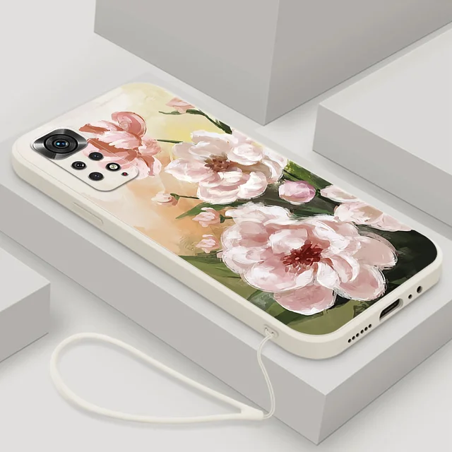 Xiaomi Redmi Note 11 Pro Plus 5G Case Marbled Flowers