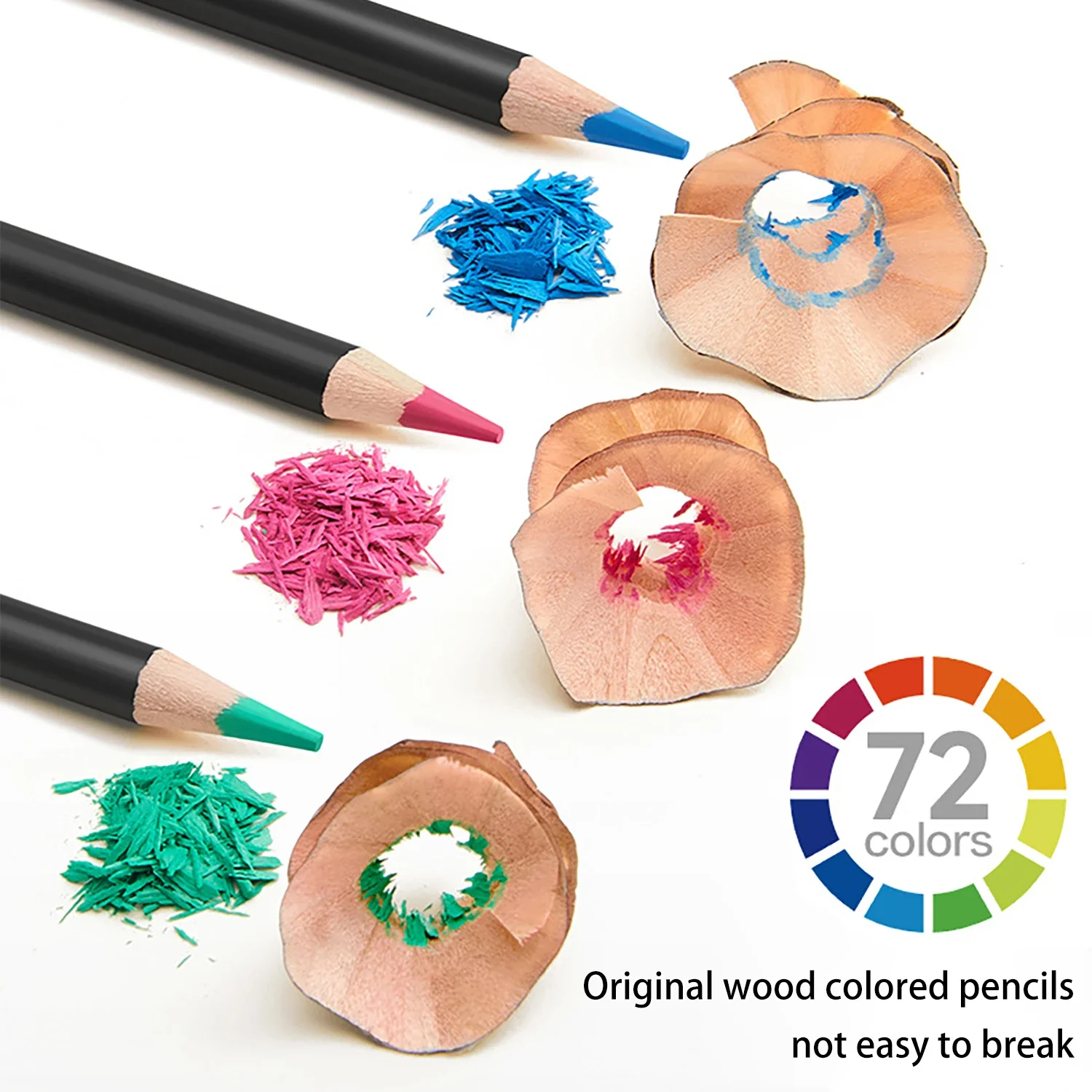 Vibrant Soft Core Colored Pencils for Creative Coloring and Drawing