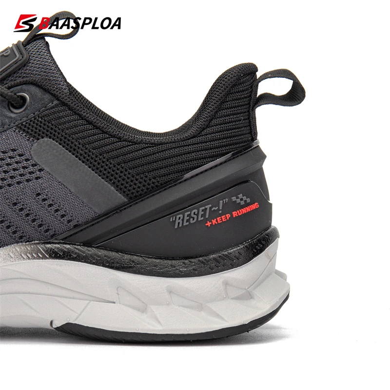 Baasploa Casual Shoes 2023 New for Man Anti Slip and Wear-Resistant Running Shoes Knit Comfortable Walking Sneakers