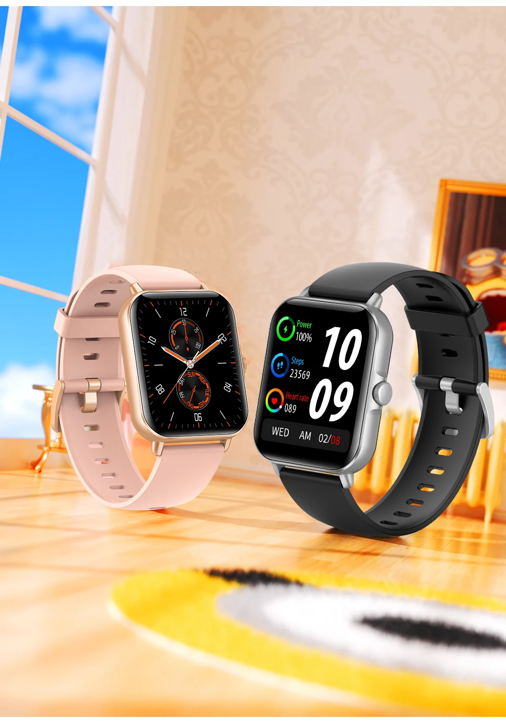 2022 NEW Smart Watch Men Bluetooth Call Full Touch Sports Waterproof ip67 Heart Rate Bracelet Smartwatch Women For Xiaomi Huawei