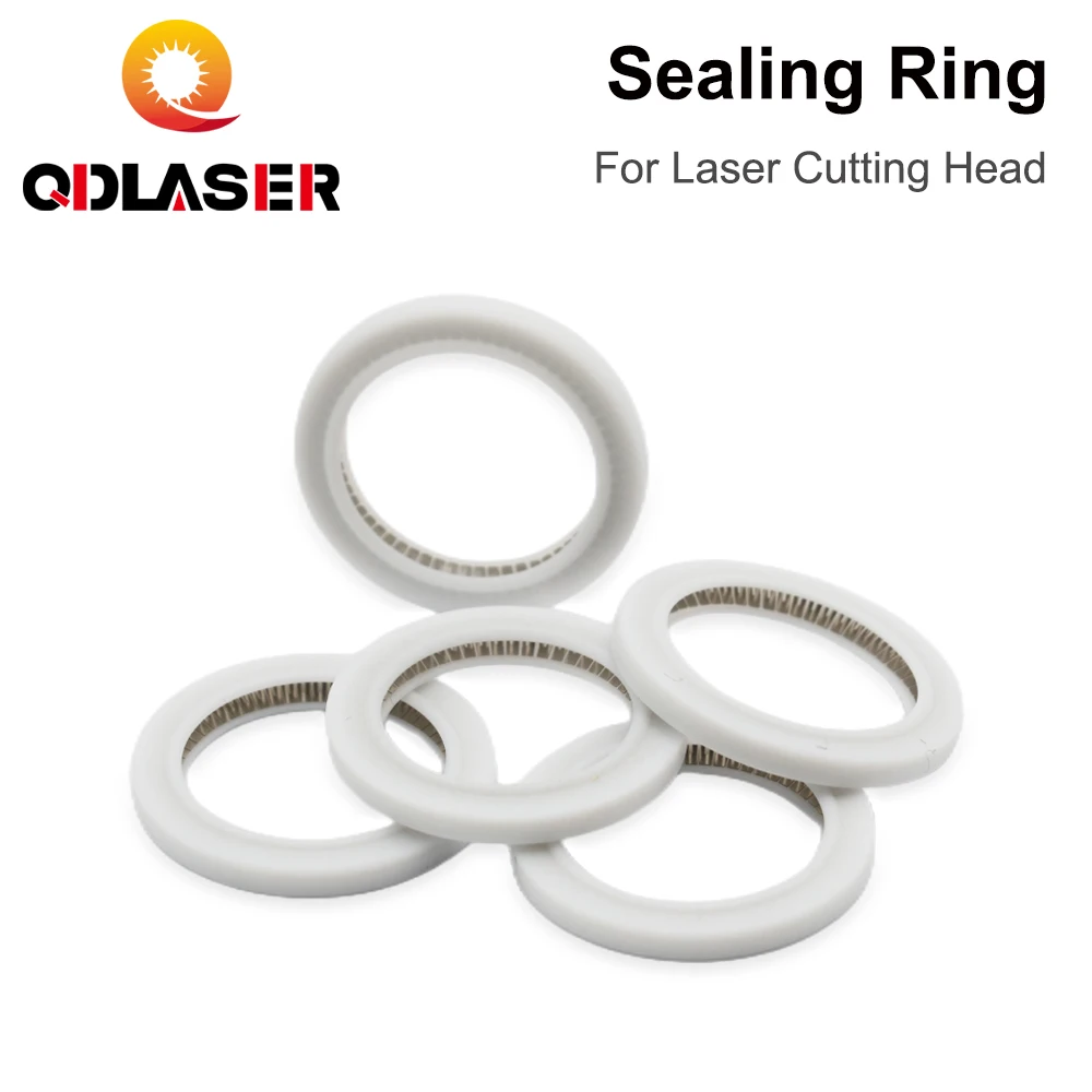 QDLASER 도장 링 개스킷 보호창, Raytools Precitec WSX Bodor용, 옐로우, 화이트, 파이버 레이저 헤드용, 맞춤형 사이즈