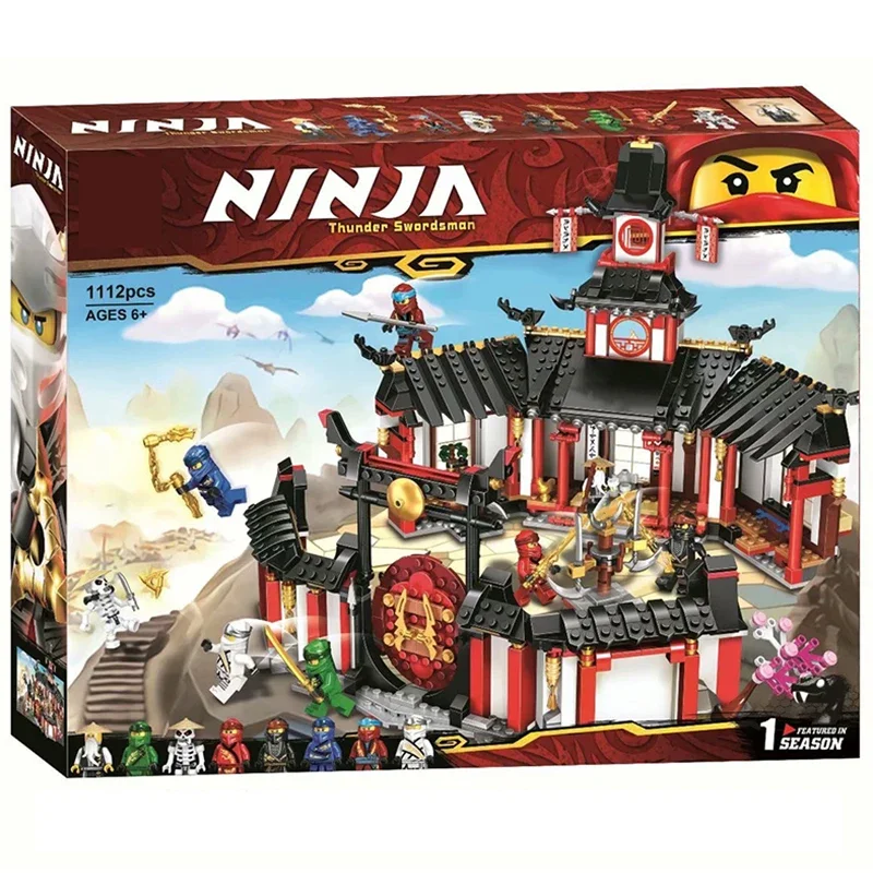 

Новинка 11165 г., совместимый с монастырем синдзитцу Shinobi, конструктор ниндзя 70670, детские игрушки, подарки на день рождения и Рождество