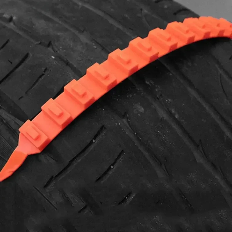 Car Tire Chains Winter Snow Anti-Skid Tyre Cable Ties Auto Outdoor Snow Tire Tyre Anti Skid Chain Emergency Accessories 20pcs