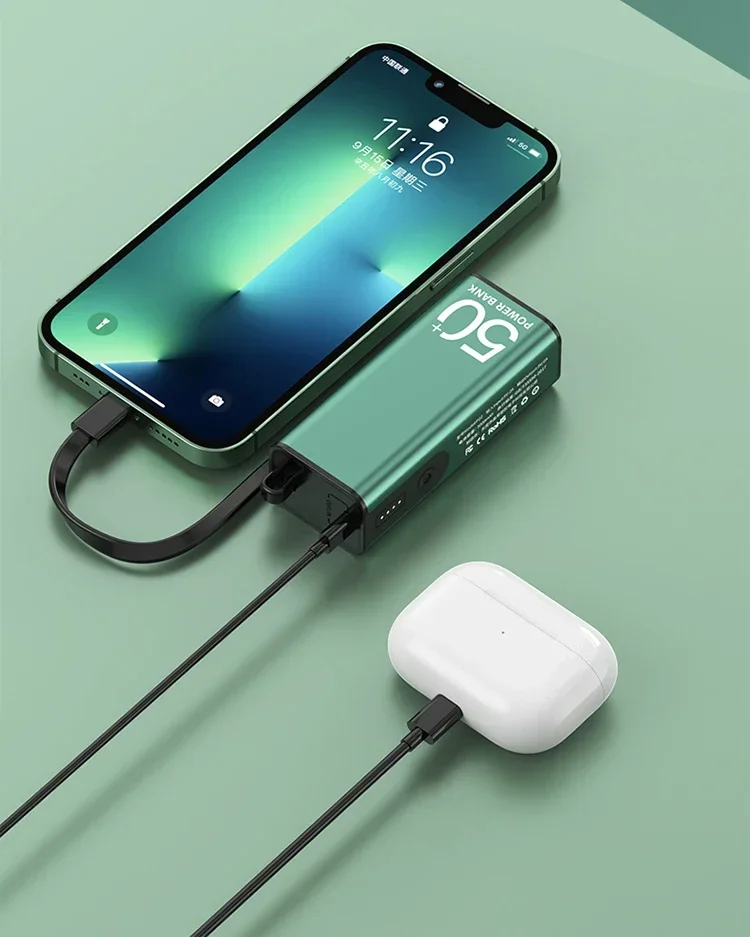 Oem Fast Charging Power Bank Mini Portable Mobile Powerbank 5000mAh Power Bank Emergency Power Banks