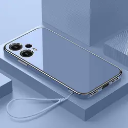 Crystal Clear Shockproof Silicone Case with Camera Protector for Poco X4 GT (Gs6D grey)