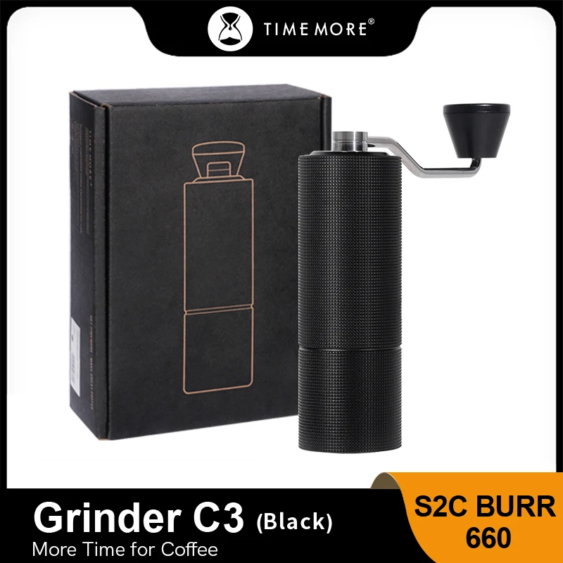 

TIMEMORE Chestnut C3 Portable Manual Coffee Grinder STAINLESS STEEL BURRS