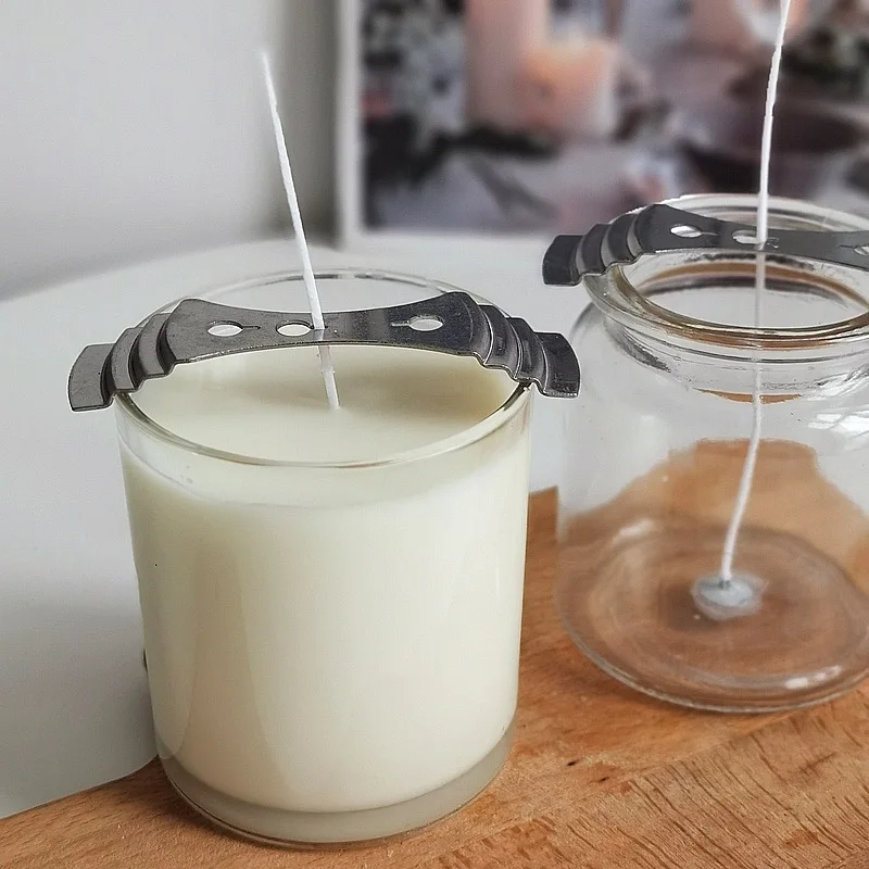 Candle Making Tool Handmade DIY Aromatherapy Candles Accessories Stainless Steel Soy Wax Core Holder Candle Wick Support Shelf candle making kit candle making supplies candle wick holders