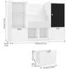 Toy Storage Organizer, Large Toy Organizer and Storage with Chalkboard,Kids Bookshelf and Bookcase with Movable Drawers 2