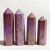 1PC Natural Crystal Phosphosiderite Tower Reiki Energy Spiritual Meditation Home Decor Gem Crystal Gift 1