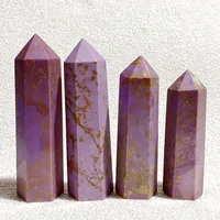1PC Natural Crystal Phosphosiderite Tower Reiki Energy Spiritual Meditation Home Decor Gem Crystal Gift 1