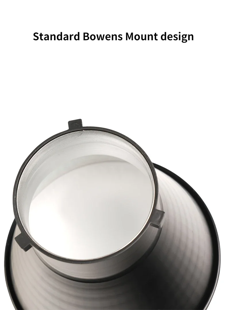 Universal 55° 15° Bowens Mount Hyper Reflector Standard Cover Reflective Lampsha