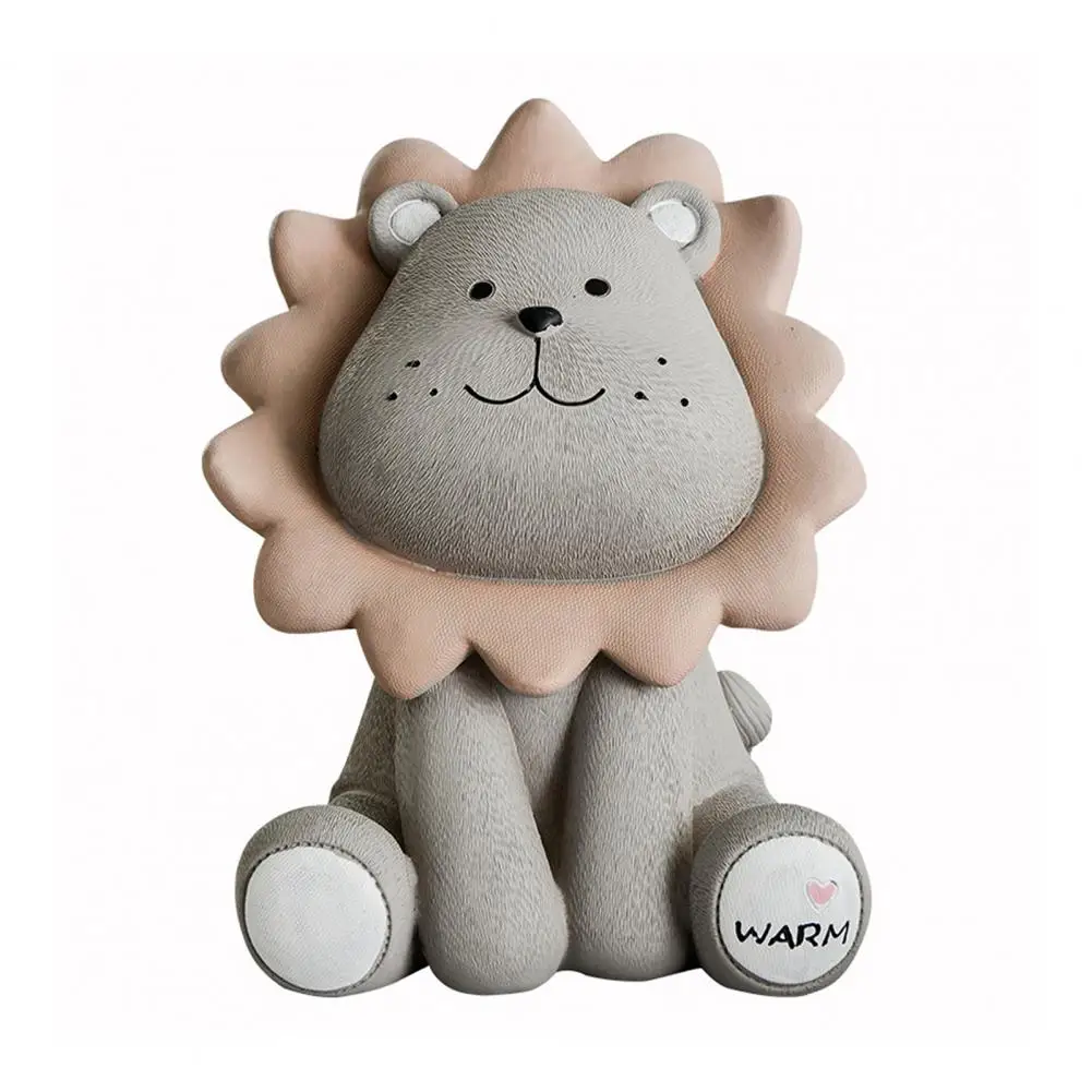Durable Saving Bank Resin Money Box Cute Ornamental Desk Saving Money Box
