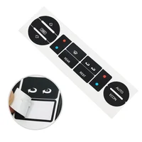 Réparation de boutons de panneau de commande de climatisation, autocollants pour T5 pour T6 Clima, autocollants pour réparation, bouton porté, interrupteur 3
