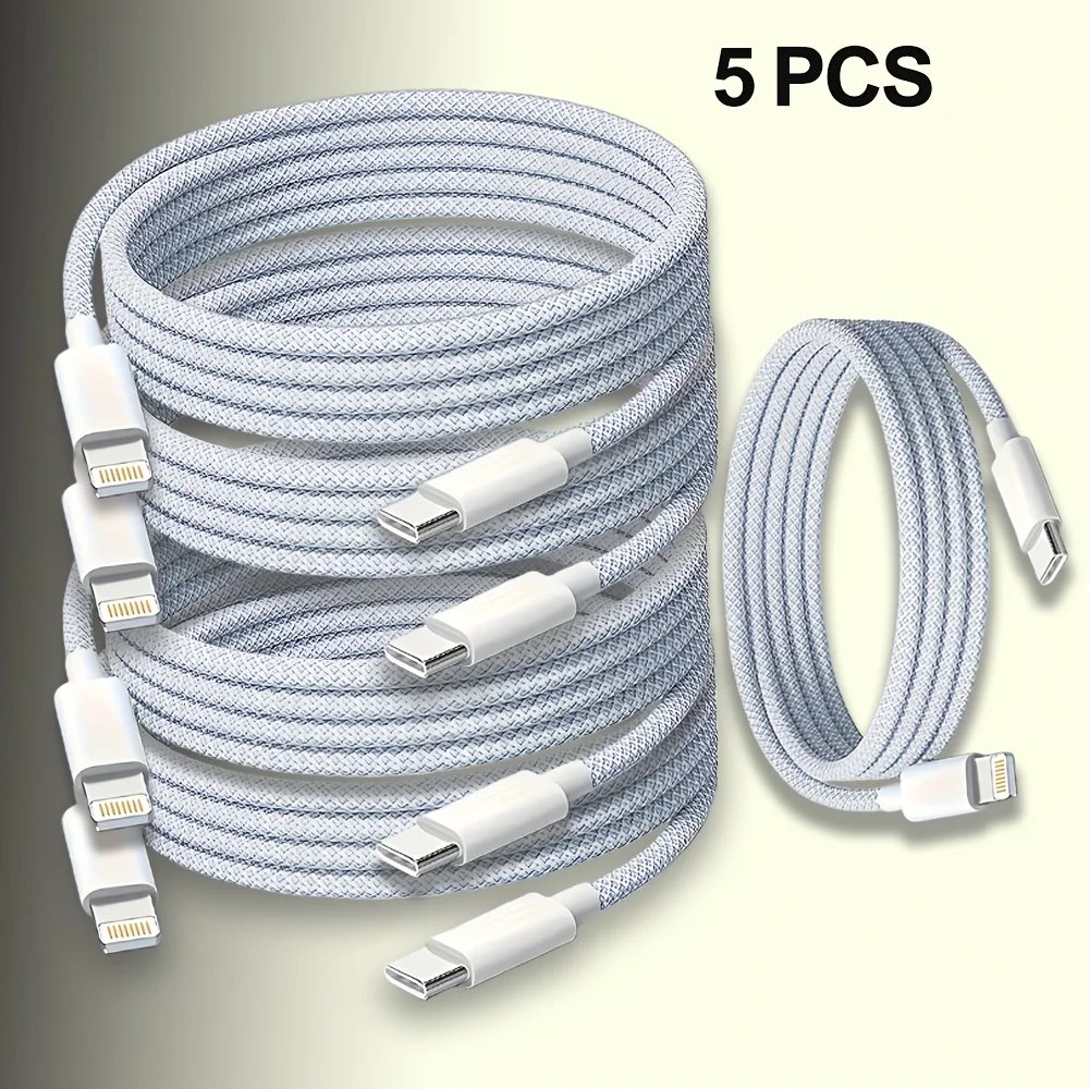 아이폰 14, 13, 12, 11 Pro Max, XS MAX, XR, X, 8, 7, Plus, 6S Plus용 고속 충전 케이블/ 퀵차지 코드/ 컴팩트