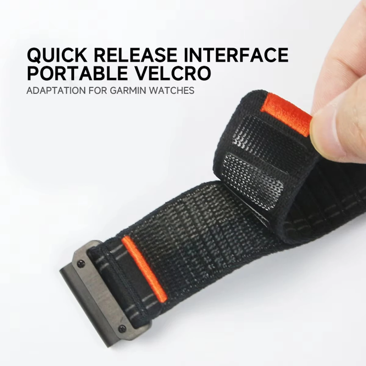 Elastic Nylon Quick Fit Strap, 22mm/26mm,