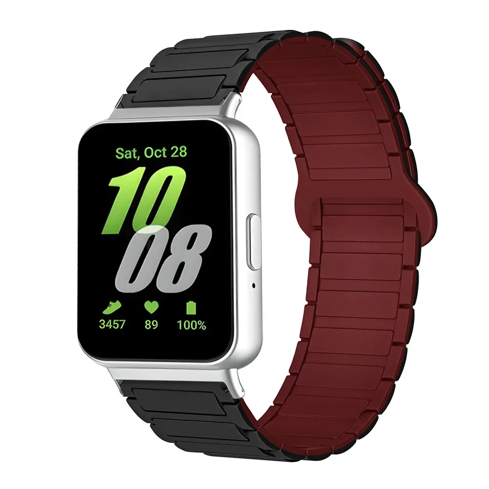 Sport Magnetic Silicone Strap for Galaxy Fit3 - Unisex Watch Band Accessory Bracelet