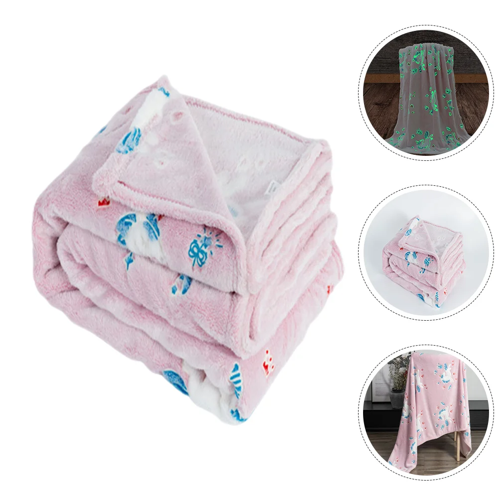 

Flannel Nap Blanket Plush Cartoon Blanket Kids Use Blanket Afternoon Nap Blanket Daily Use Blanket