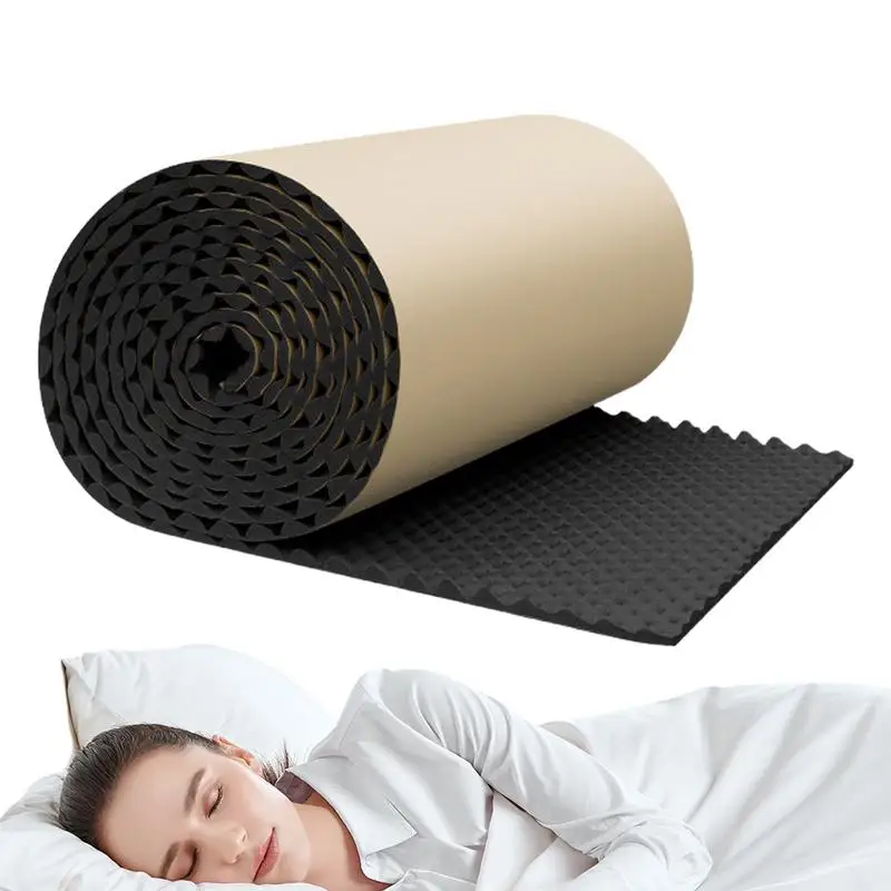 Sound Absorbing Panel Sound Pads Acoustic Panels Self Adhesive Acoustic Barrier for Car Studio Waterproof Sound Proof Padding