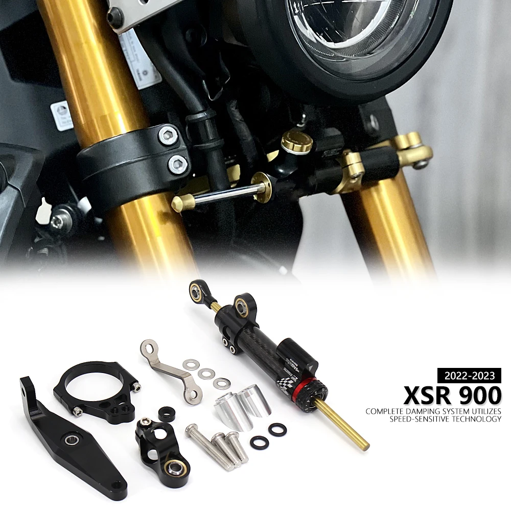 

New XSR900 CNC Steering Stabilize Damper Bracket Mount Motorcycle Accessories For Yamaha XSR 900 xsr900 xsr 900 2022 2023