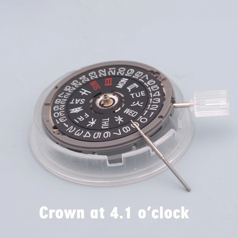 Seiko NH36 NH36A Japan Kanji Movement Crown at 3.0/3.8/4.1 oclock Watch Machinery Automatic New Balance Watch Repair Movement