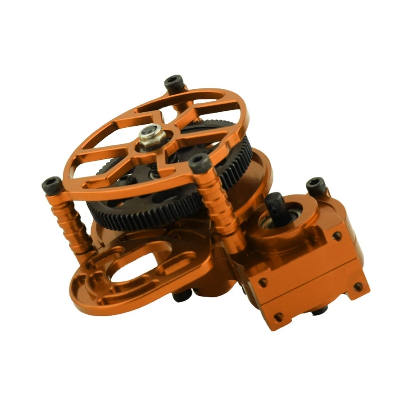 

FBIL полностью Металлическая сборная коробка передач для Axial SCX10 I II AX10 1/10 RC гусеничная коробка передач обновленные детали для автомобилей аксессуары