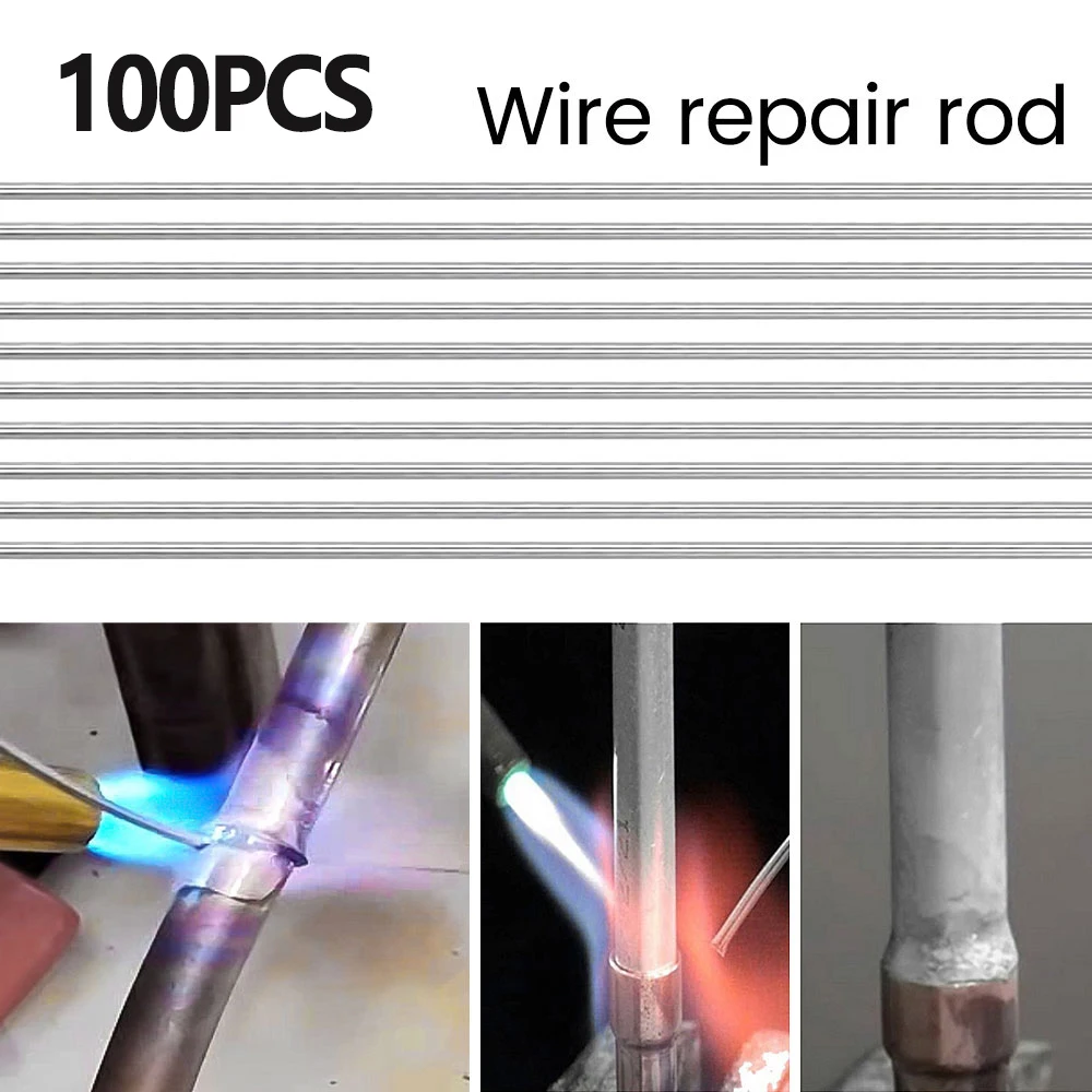 100PcsAluminumWeldingRodsLowTemperature13InchAluminumRepair